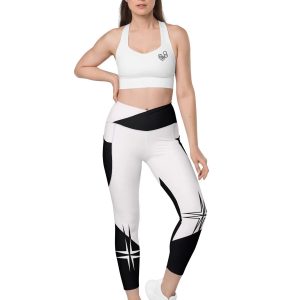 Crossover Yoga suit with pockets