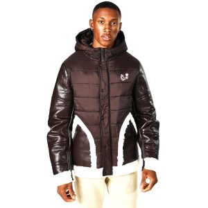 Performance Puffer Jacket with Hood Ideal for Outdoor Adventures