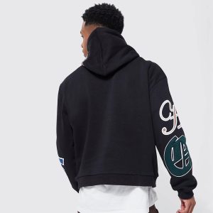 Bold Varsity Hoodie Oversized Fashion