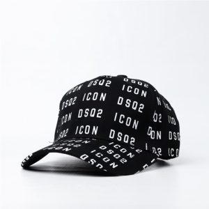 Dsq2 Baseball Caps Icon letter Black Cap