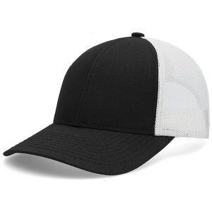 Customized Trucker Hats (Black – White)