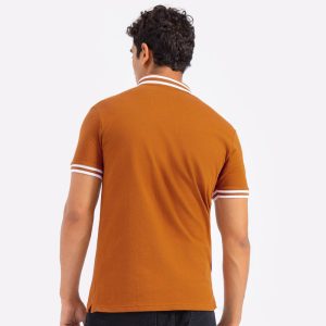 Men’s Slim Fit Polo with Signature Tipped Pique Design