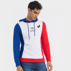 Streetwear Varsity Hoodie blue