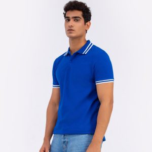 Signature Tipped Pique Polo Slim Fit for Men