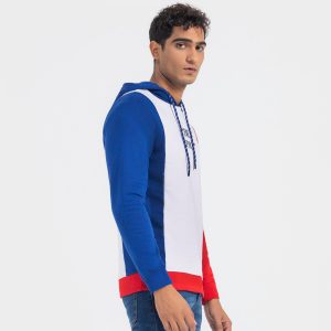 Streetwear Varsity Hoodie blue